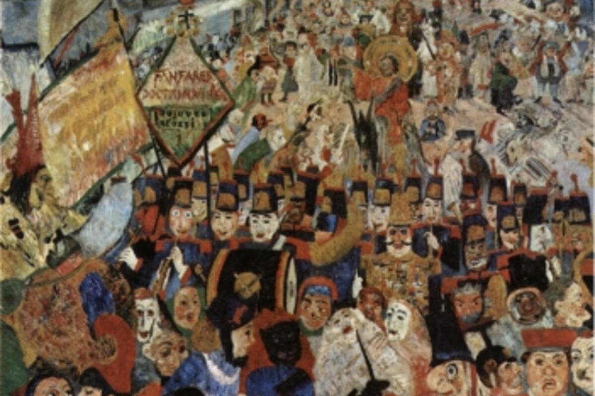 James Ensor De intocht van Christus te Brussel OKV